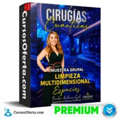 Muestra Grupal de Cirugías Cuánticas Limpieza Multidimensional Espacios de Paula Andrea Gil